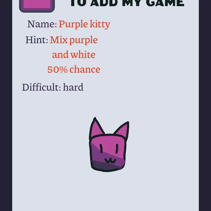Game by @purple_kitty
