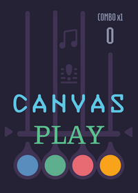 Canvas but rhythm Game.