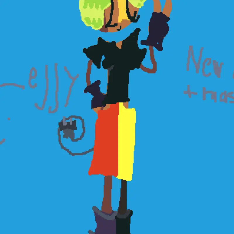 Lejjy! New oc & mascot by @giggleshitterthe3rd