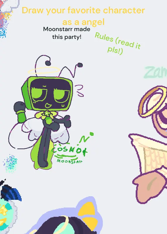 Favourite characters but angels/ remix by @Nebula_SleepyDoll