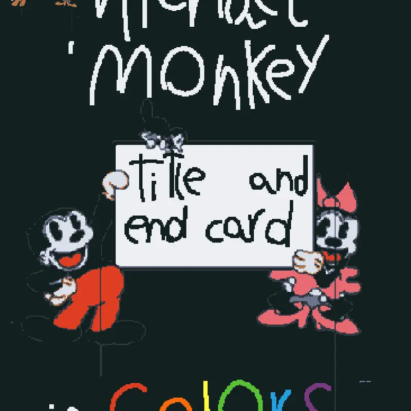 MICHAEL Monkey start and end in colors by @PILAMBIA_STUDIOS