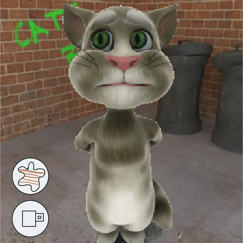talking tom with CLI by @belumom321