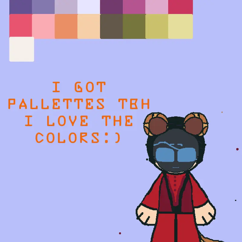Finally I got pallettes by @OscarTheHollowGuy