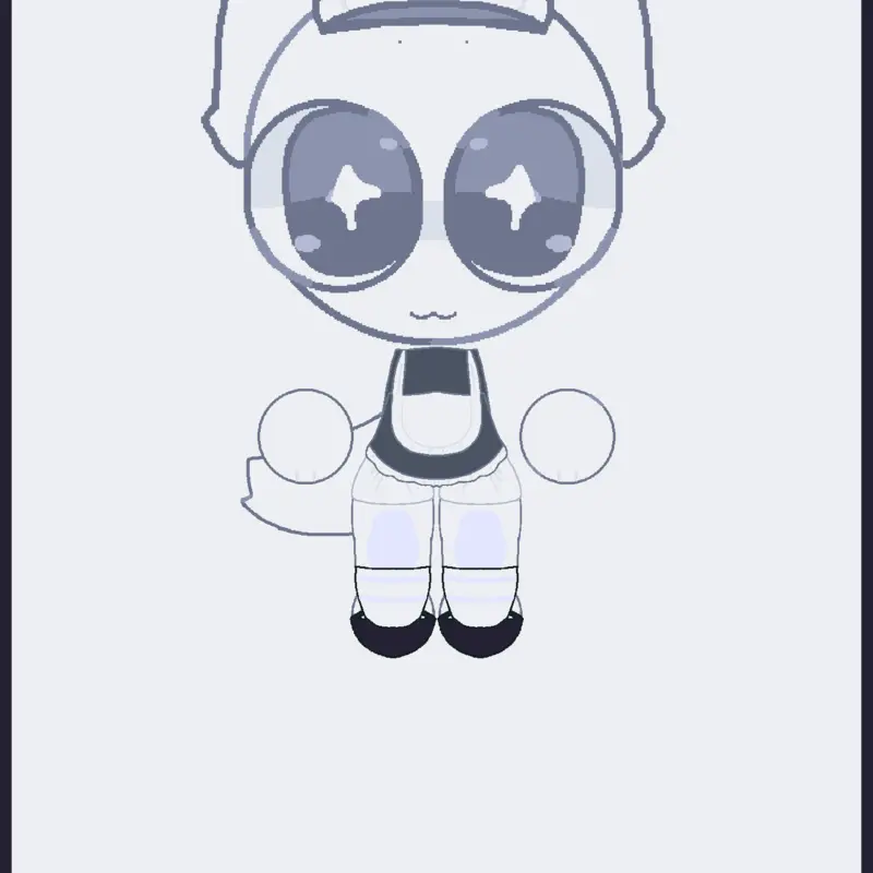 Emoji cat ragdoll by @Silly_cuw