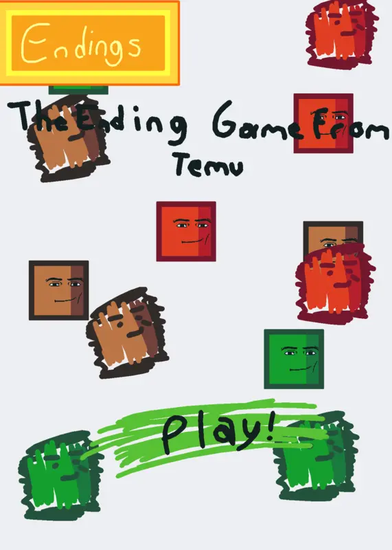 ending game, cube, redcube, greencube by @Ensar030OFFICIAL