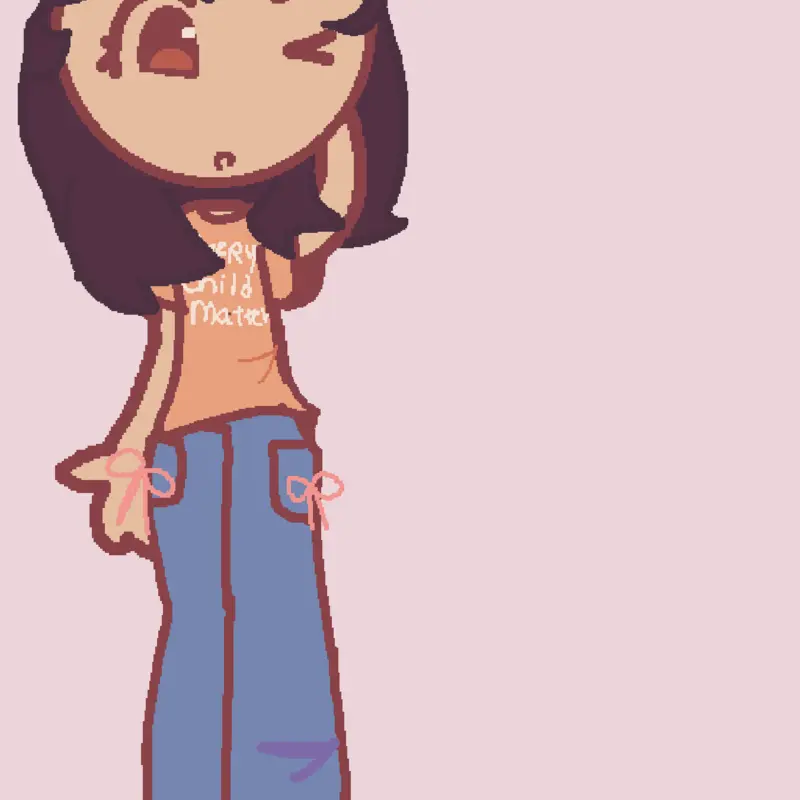 Dress me up orange shirt day by @squshie