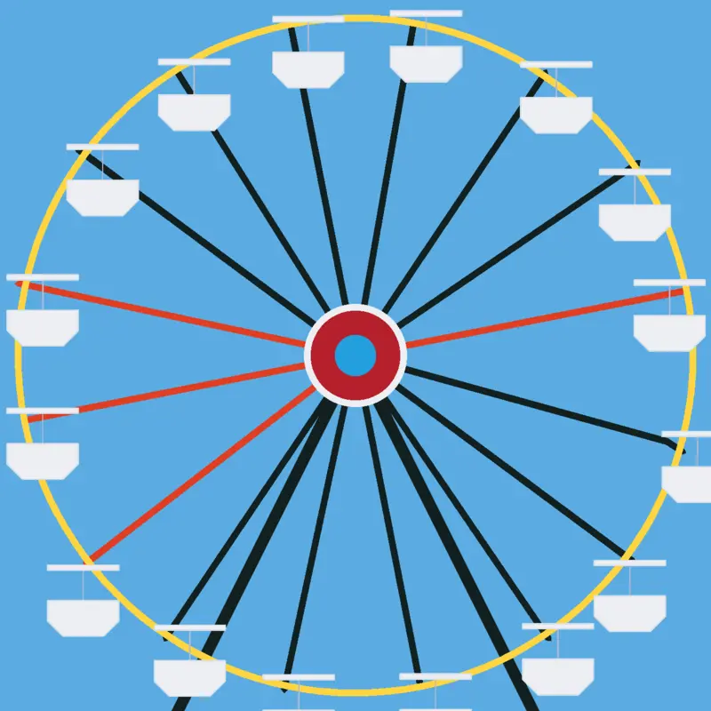 Ferris Wheel by @lazybonbon