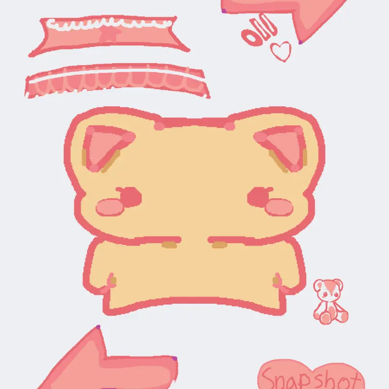 Dress the Hamster! (Dress up) 🐹🍓🍰💝🩷 by @SpookyMissStrawb3rry