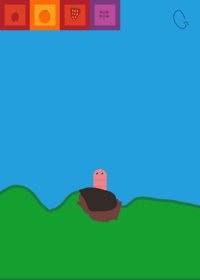 feed the worm