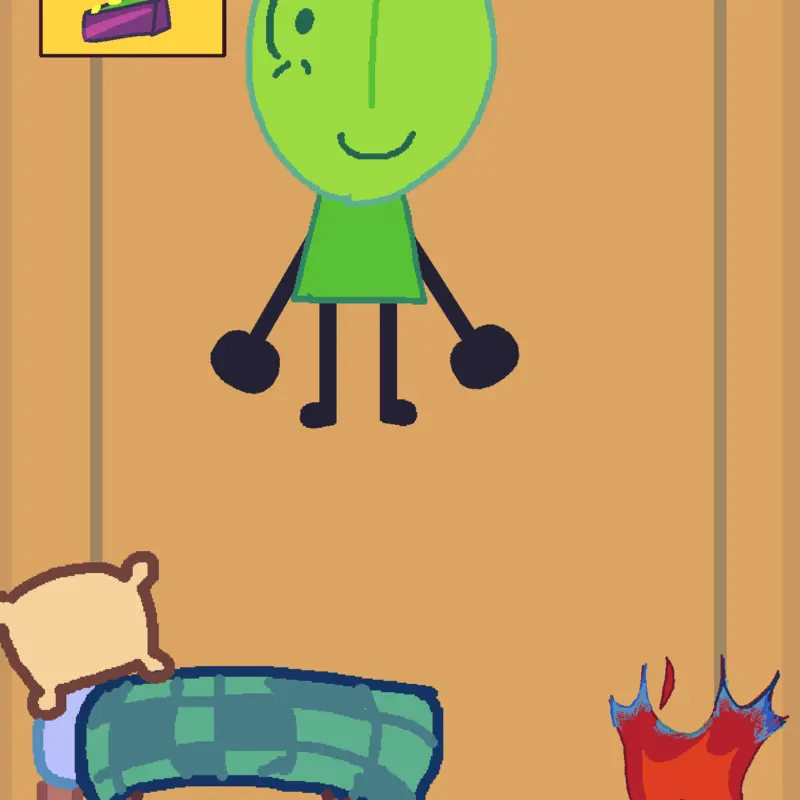 Leafy bfdi! by @Neru_fan