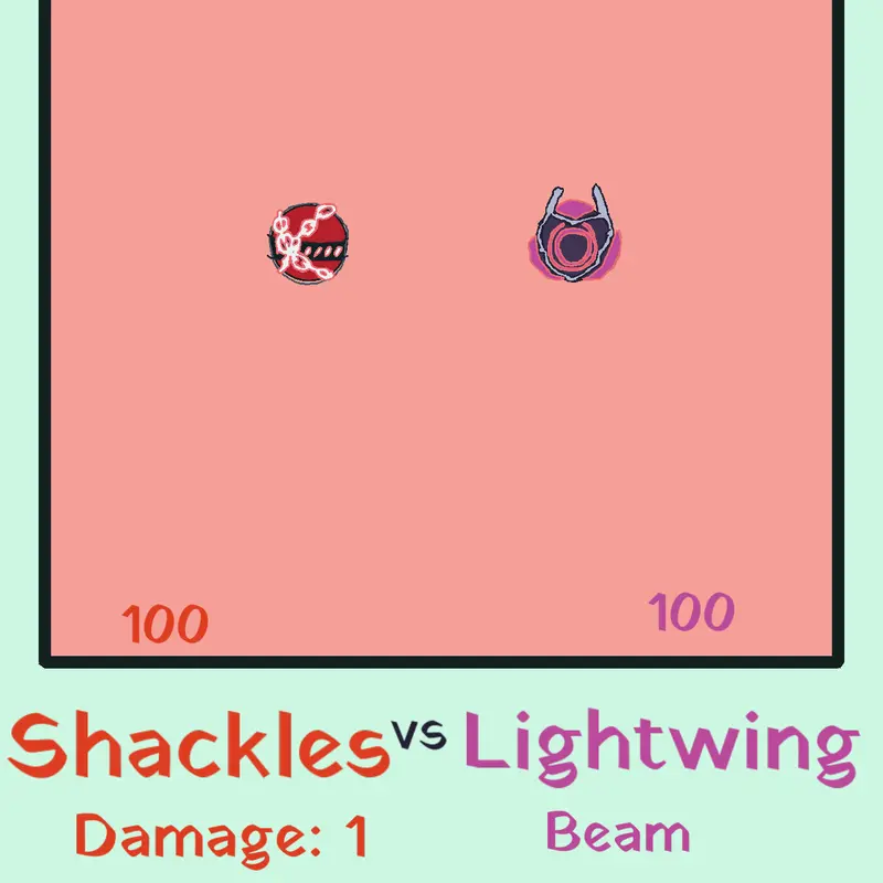 SHACKLES VS LIGHTWING! Who will win? by @Indomalay_idn