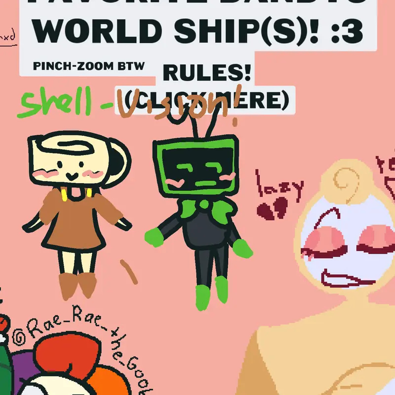 Lazy ah ship vee and shelly by @Ultimate_Drpepperwings