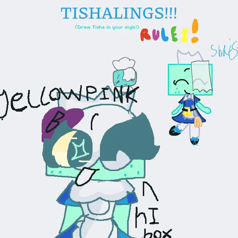 Tisha in your style!!!🩵🧹🧹🧹 by @sarah_108