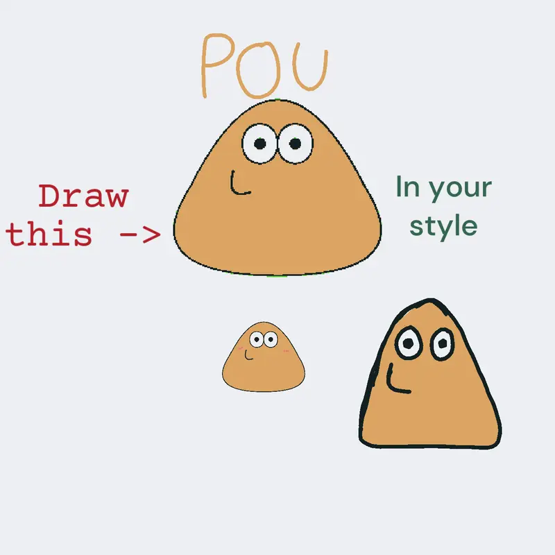 Draw Pou in your style by @Luffygear5farmadordeaura