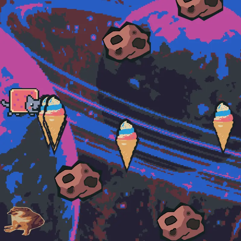 Nyan space by @noah1986