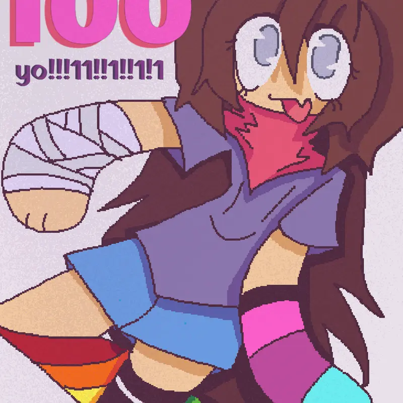100 FOLLOWERS????? by @-cheezcake-creator-