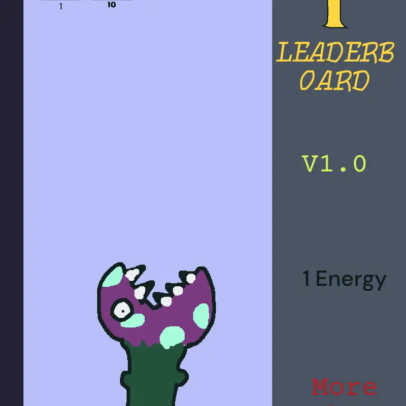 HUNGRY PLANT GAME by @RedGamer