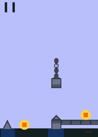 Cube dash, but using slingshot