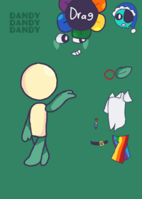 //DANDYS WORLD// puzzle/dress up deck!