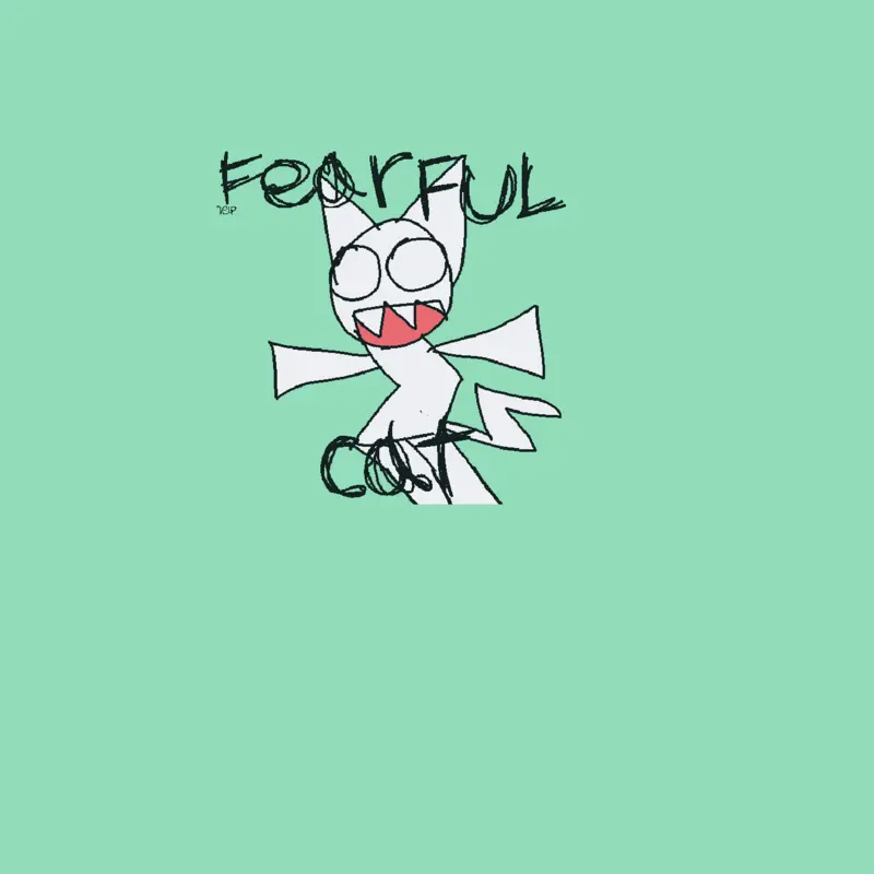 Fearful cat! by @1m4n3wp3rs0n