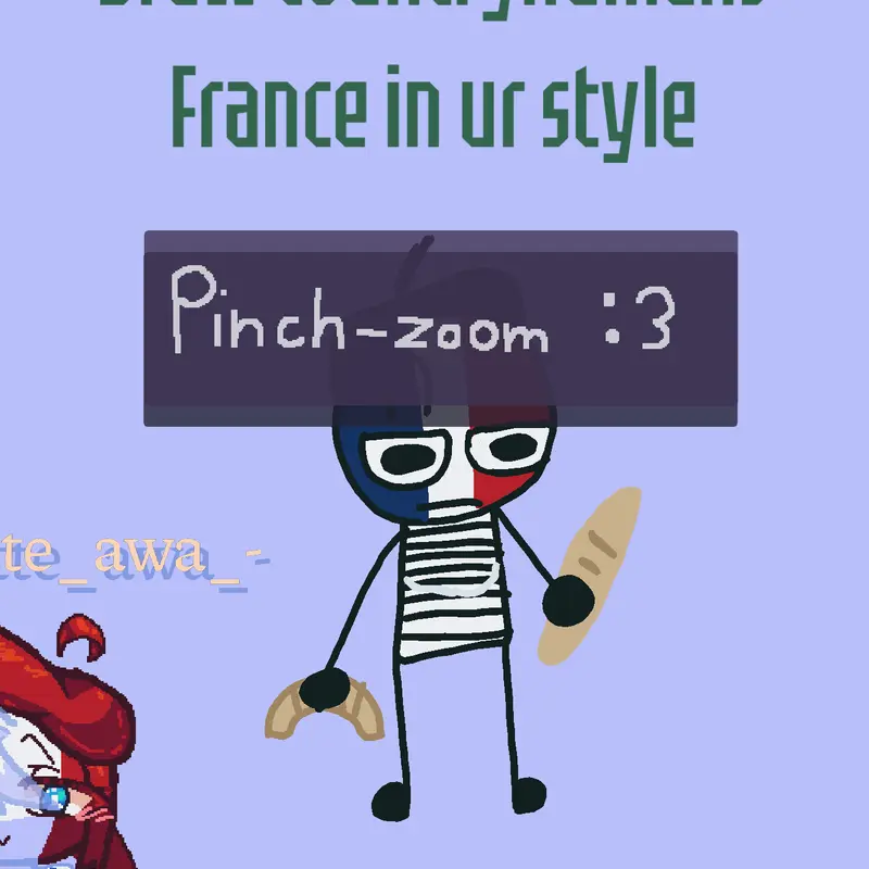 Countryhuman France by @-_Charlotte_awa_-
