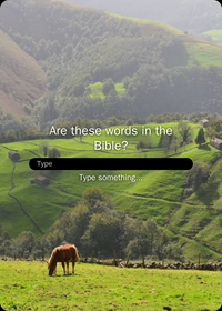 Are these words in the bible?