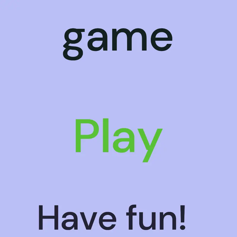 Game by @nuggetLover