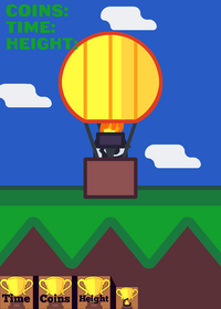 Coin fall, balloon fly!