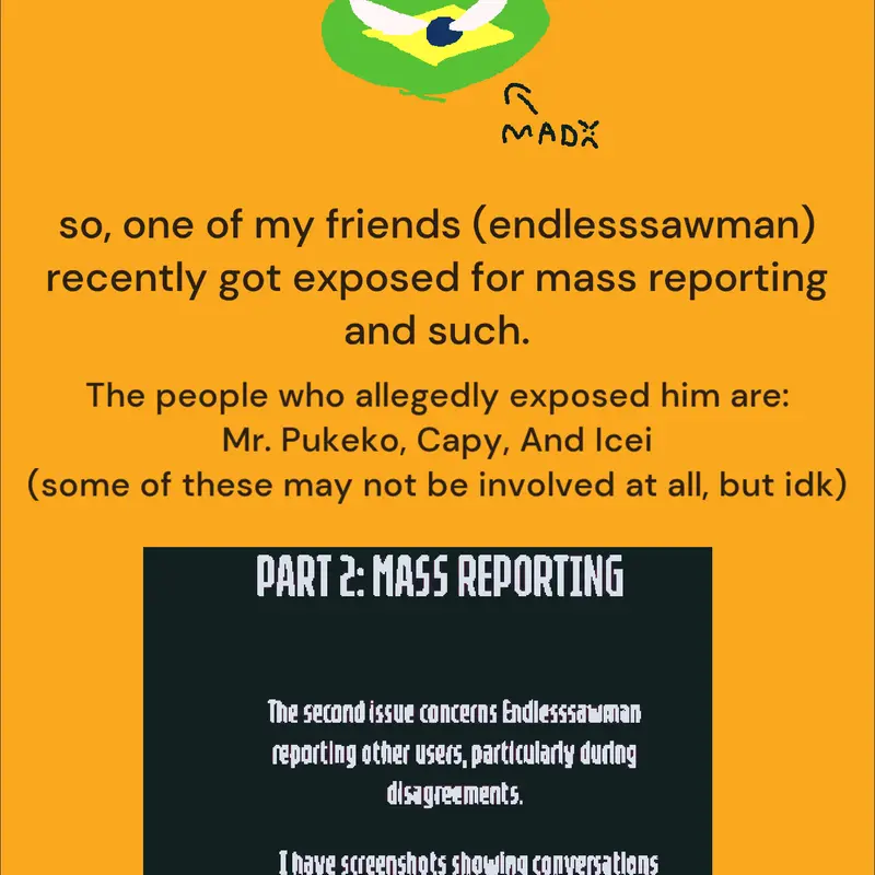My take on the endless saw man drama by @Fellzin1223