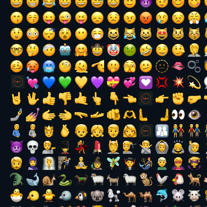 Apple Color Emojis by @kilobyte