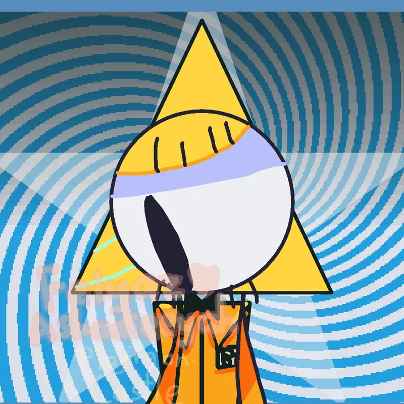Bill in prison by @Bill_Cipher_gravityfalls