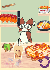 Meowl mukbang