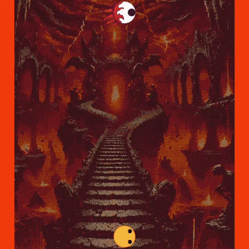 Ball battle in hell by @Shadow-Studio