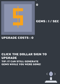 Idle game simulator