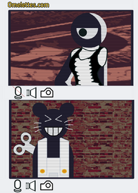 Mouse and new character first Omegle chat