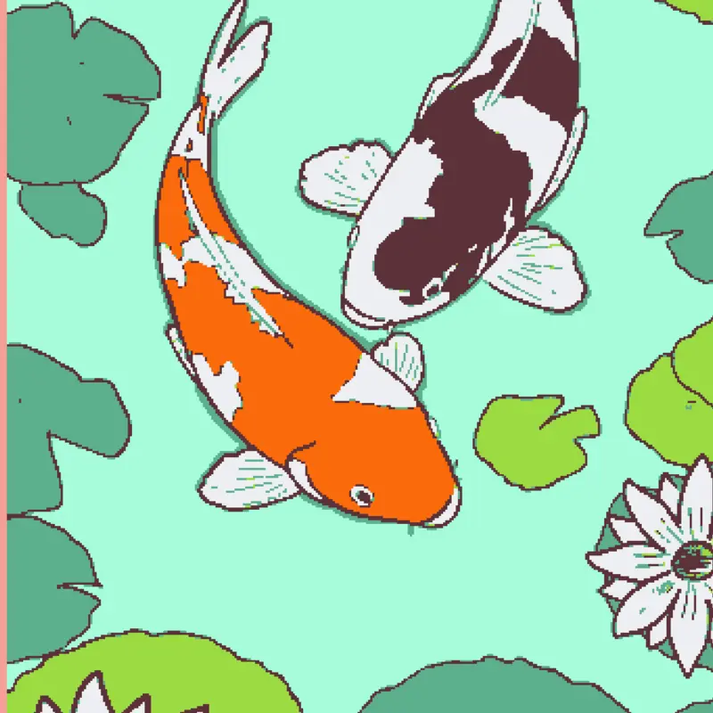 Koi fish by @Soshiro_Jazz