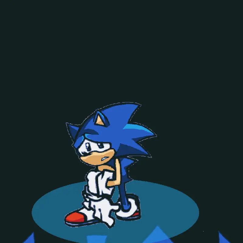 Fnf sonic by @boyfunk