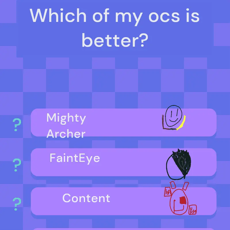 Which oc is better fading away stickman by @FADING_AWAY_STICKMAN