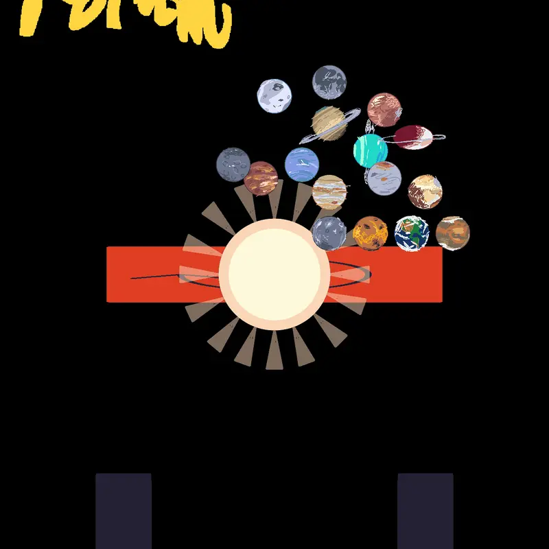 Solar System Marble Race by @pennyboh