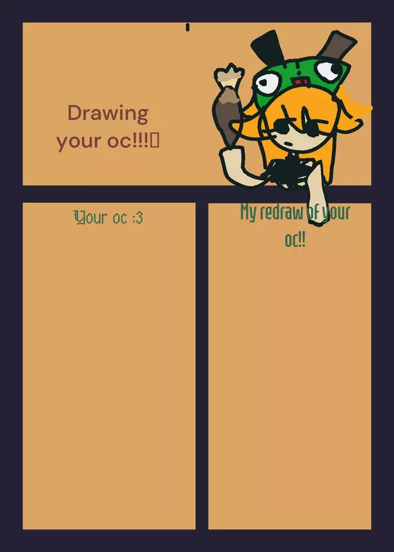 Drawing your oc! :3 by @lilaaaaa