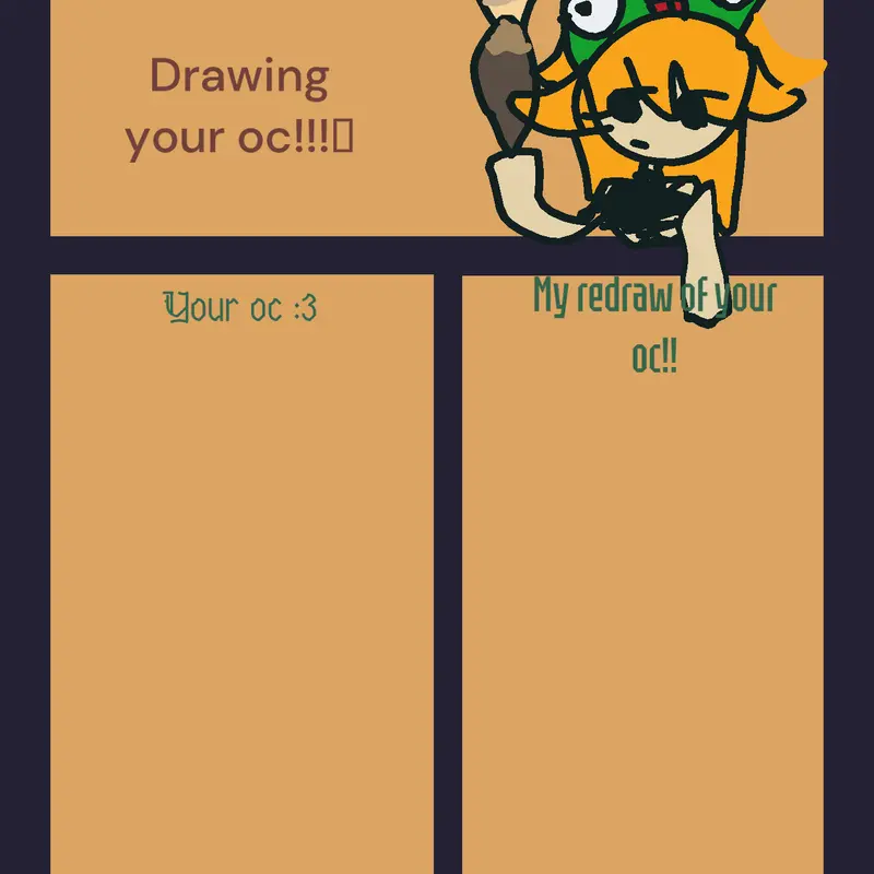 Drawing your oc! :3 by @lilaaaaa