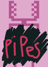 Pink stickman pipes 1-bit