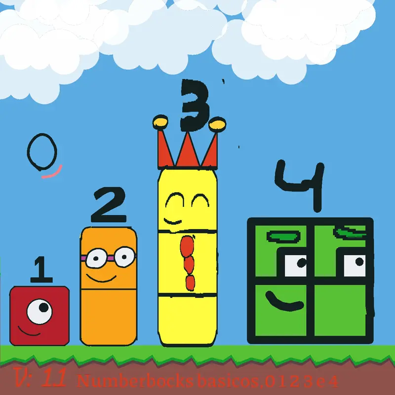 Numberblocks parte 1 by @Larryzinho524original