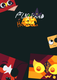 Flag band Halloween (add flag your want)...