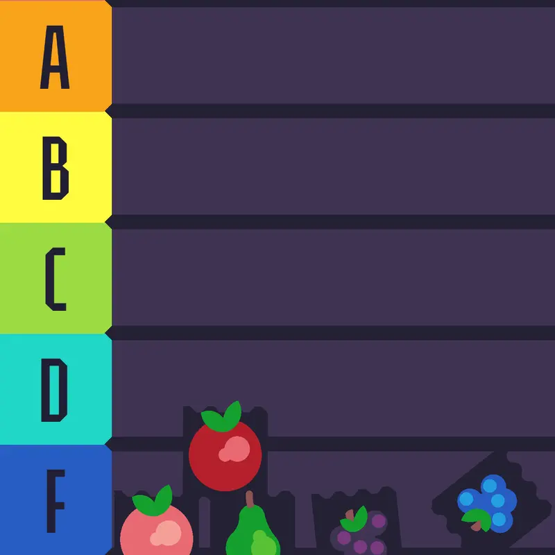 Fruit Ranker 1 by @TurkBirSey