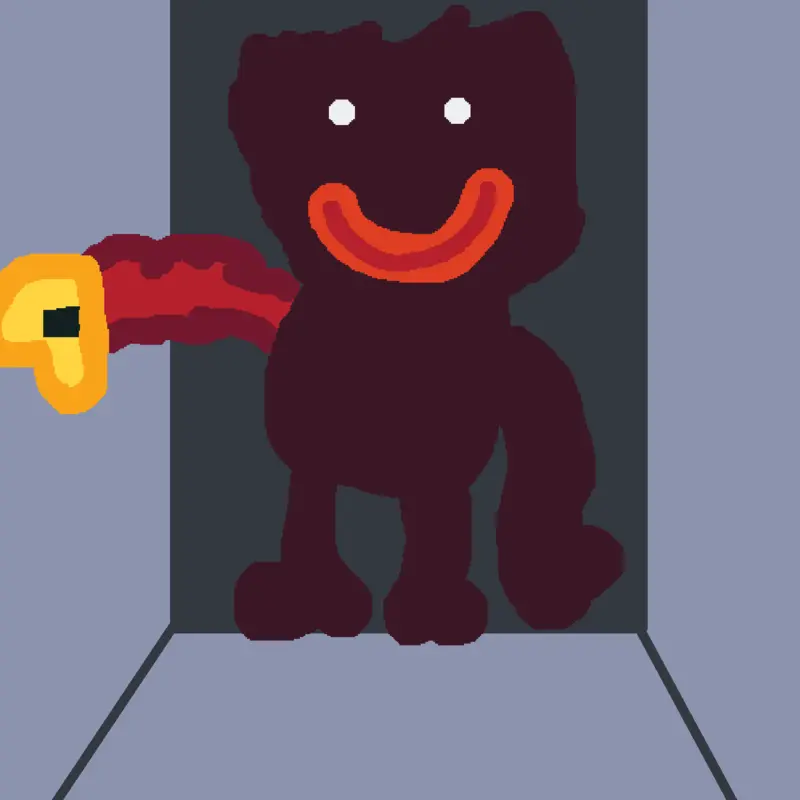 Red huggy art I guess by @Johns_decks