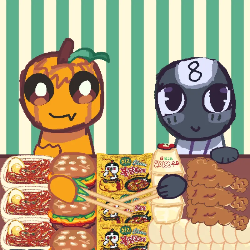 Mukbang gourdy and Toodles by @pizzamo