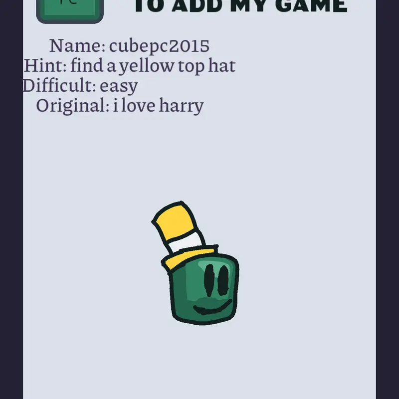 Game by @cubepc2015