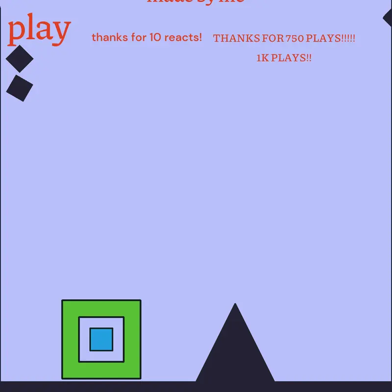 geometry dash by @rainbowpentagon