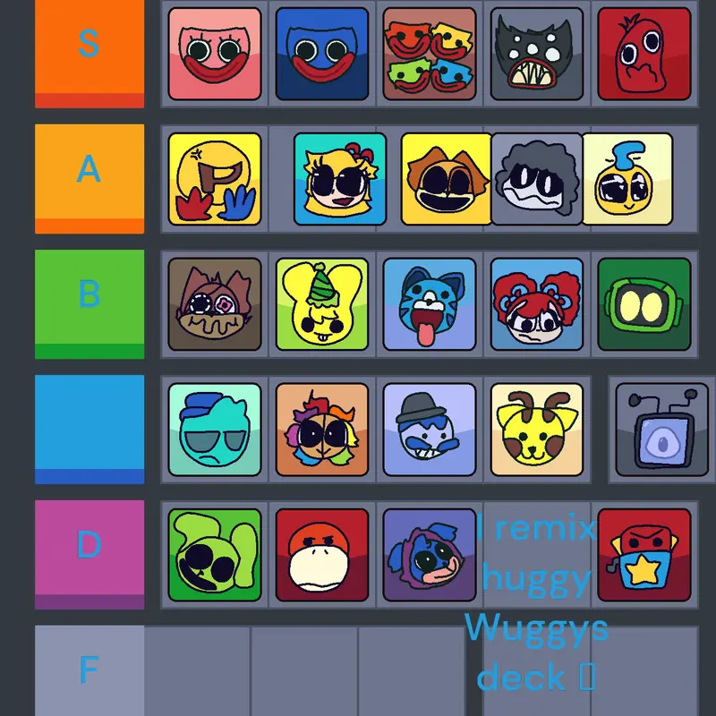 How I rate, Poppy playtime character by @CATNAP77